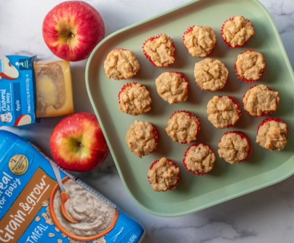 Apple Cinnamon Mini Muffins 