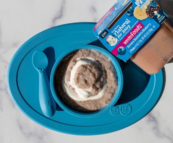 Yogurt and Chia Seed Pudding Parfait