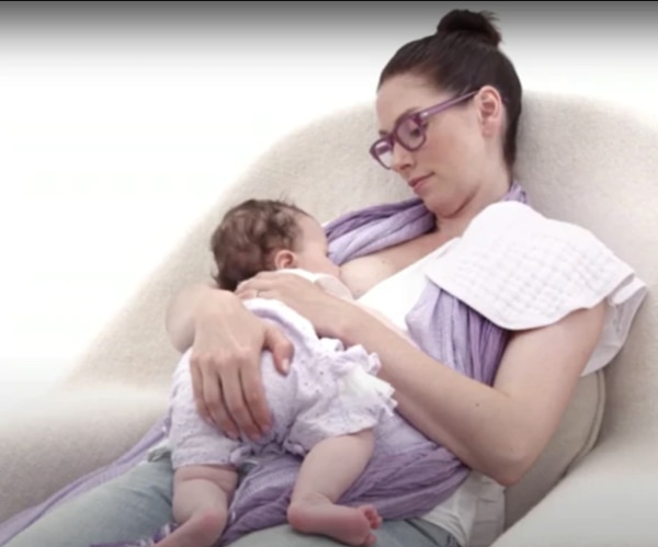 laidback breastfeeding position
