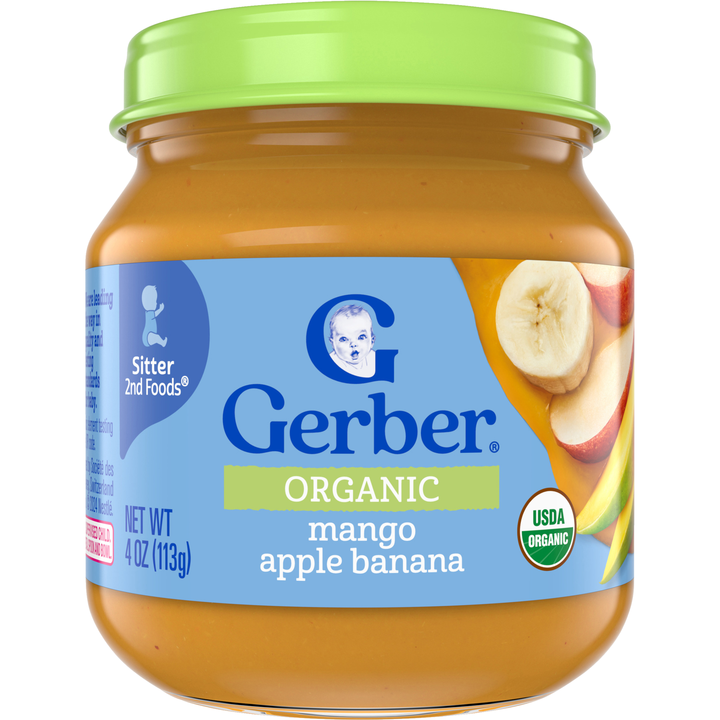 Gerber Organic Mango Apple Banana