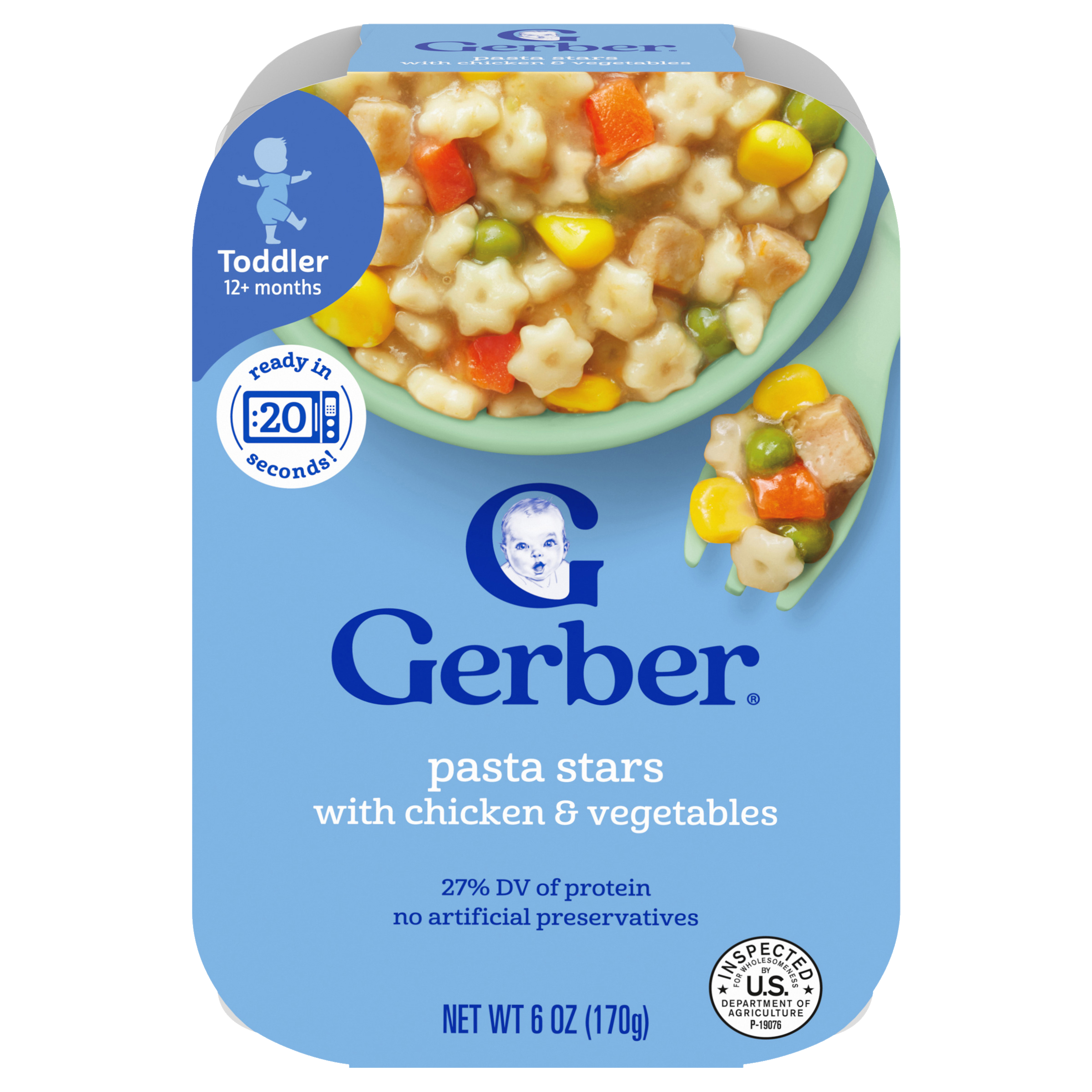 Pasta Stars with Chicken & Vegetables