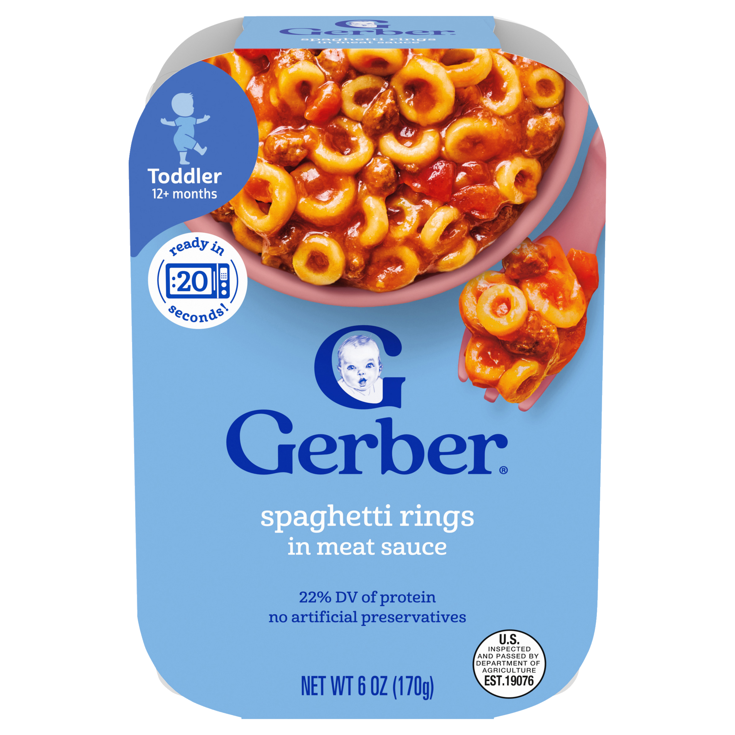 Spaghetti Rings in Meat Sauce