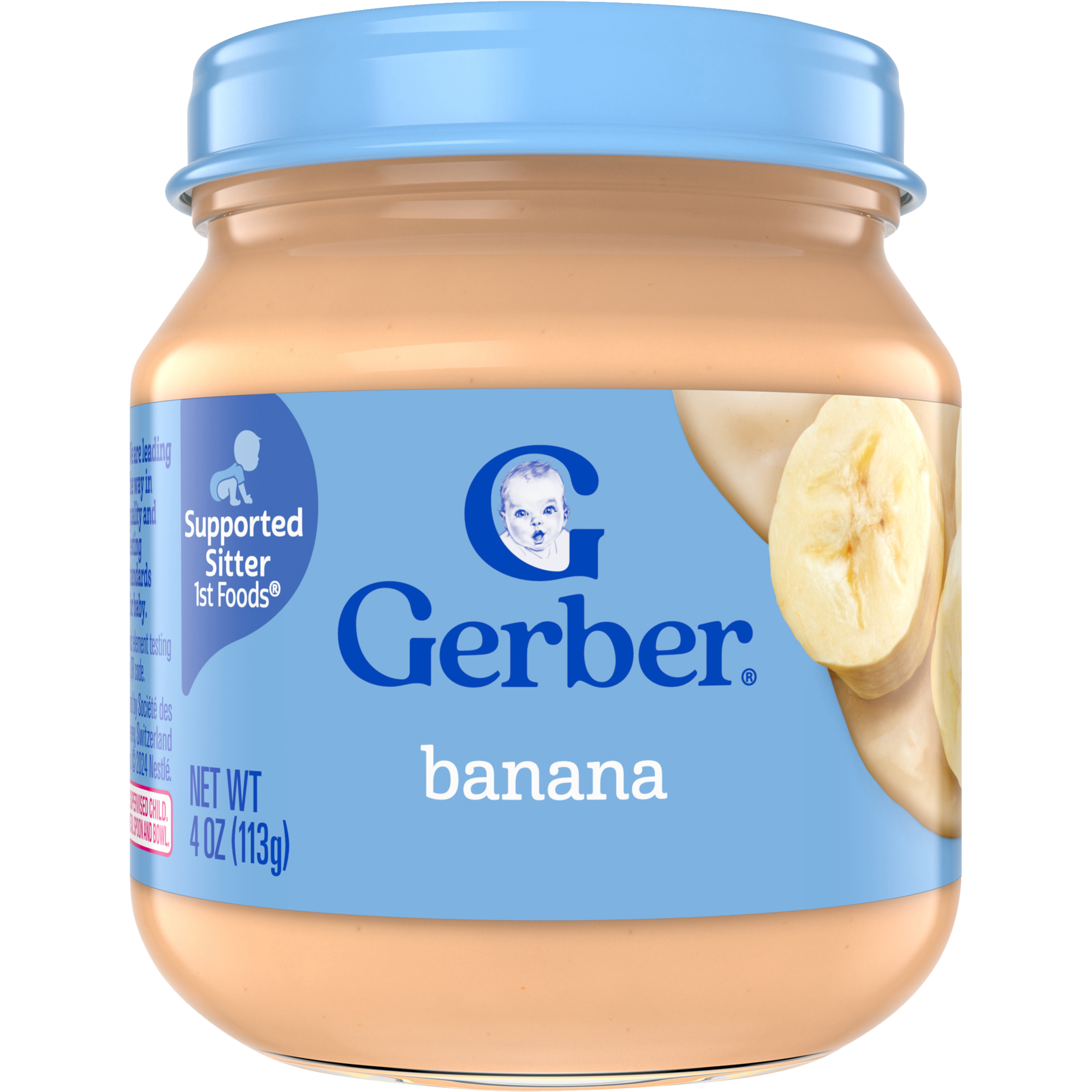 Natural 1st Foods Banana Puree Baby Food Gerber
