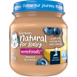 Gerber blueberry banana deals pouch