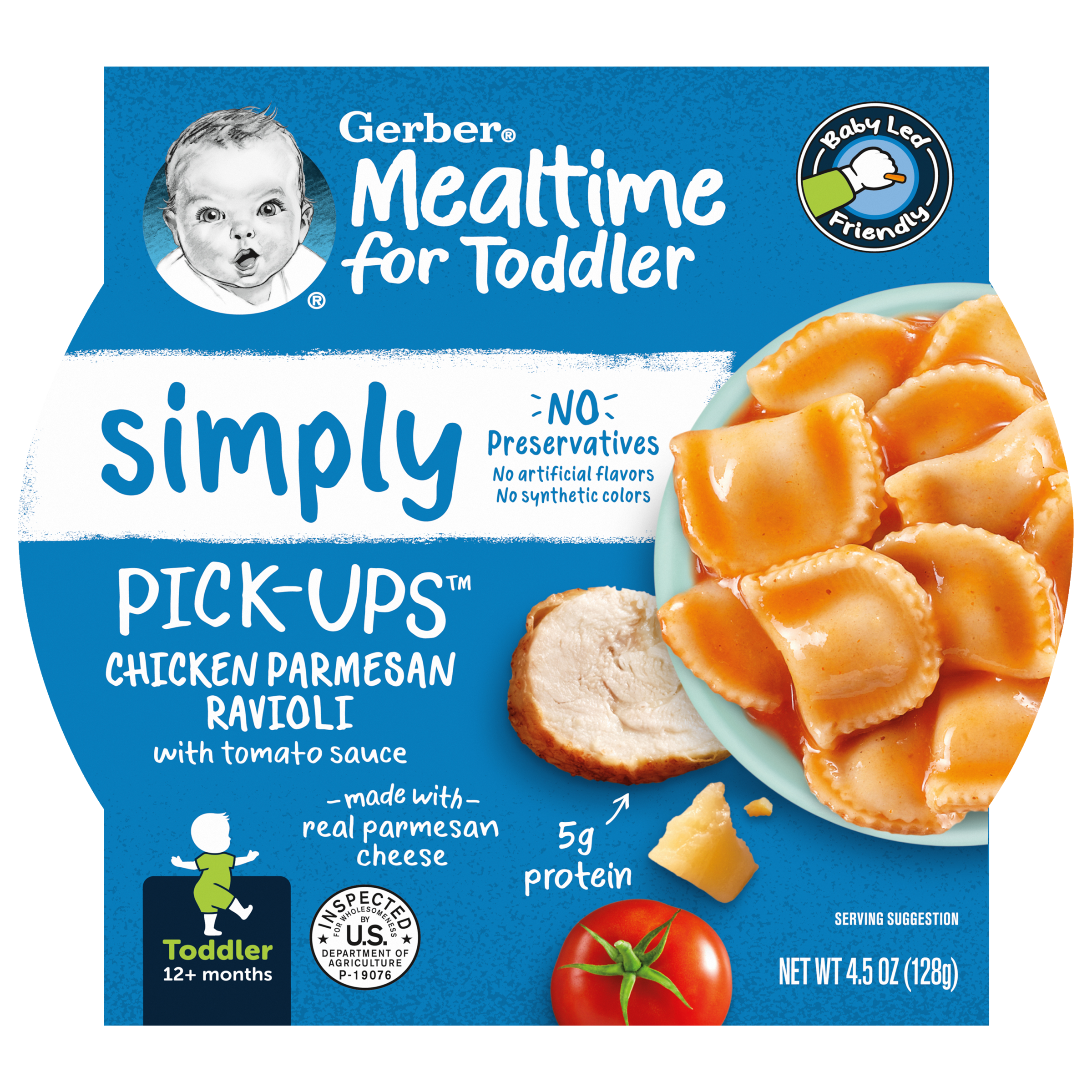 Simply Pick-Ups™ Chicken Parmesan Ravioli (Single) 1 x 4.5oz Tray