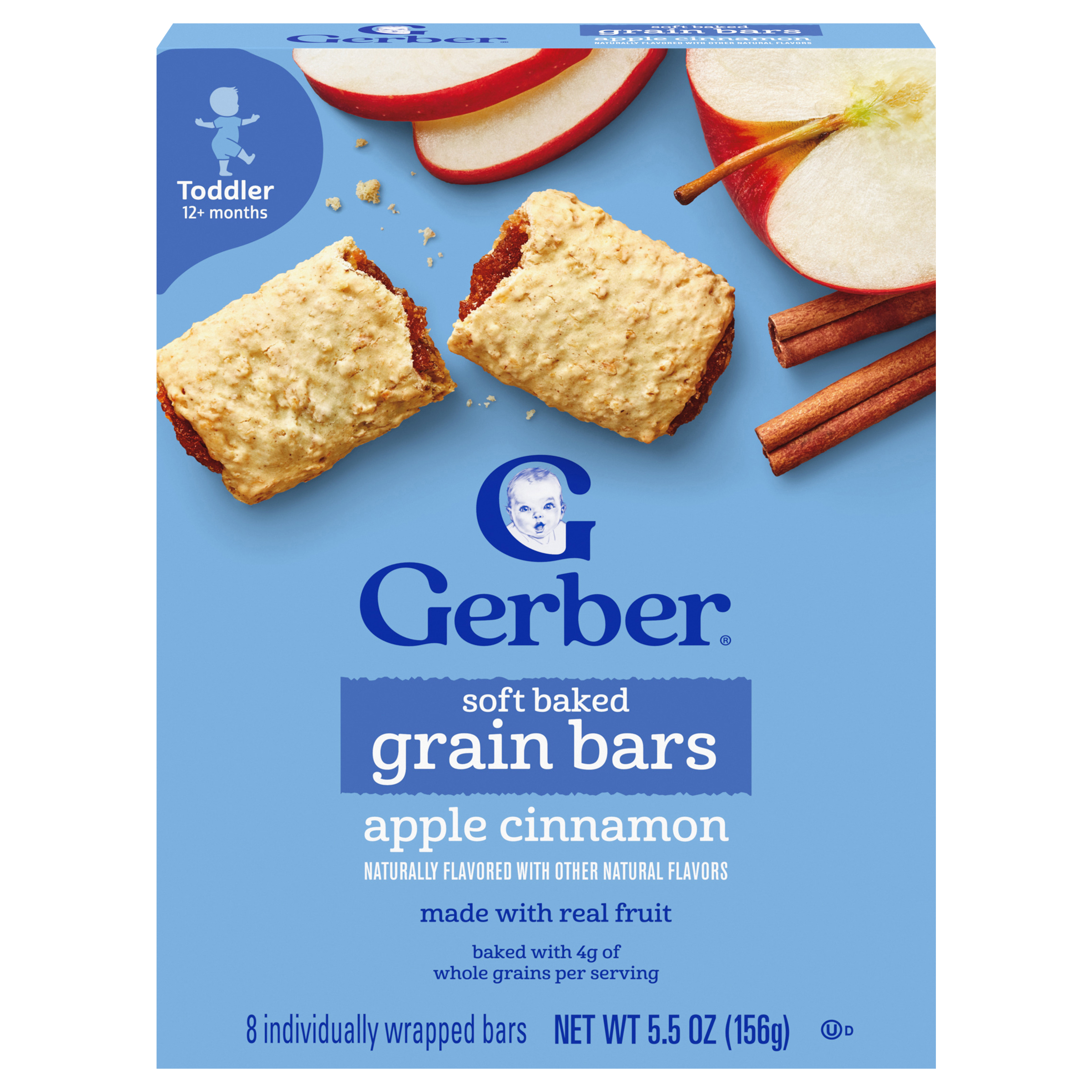 Apple Cinnamon Soft Baked Grain Bars