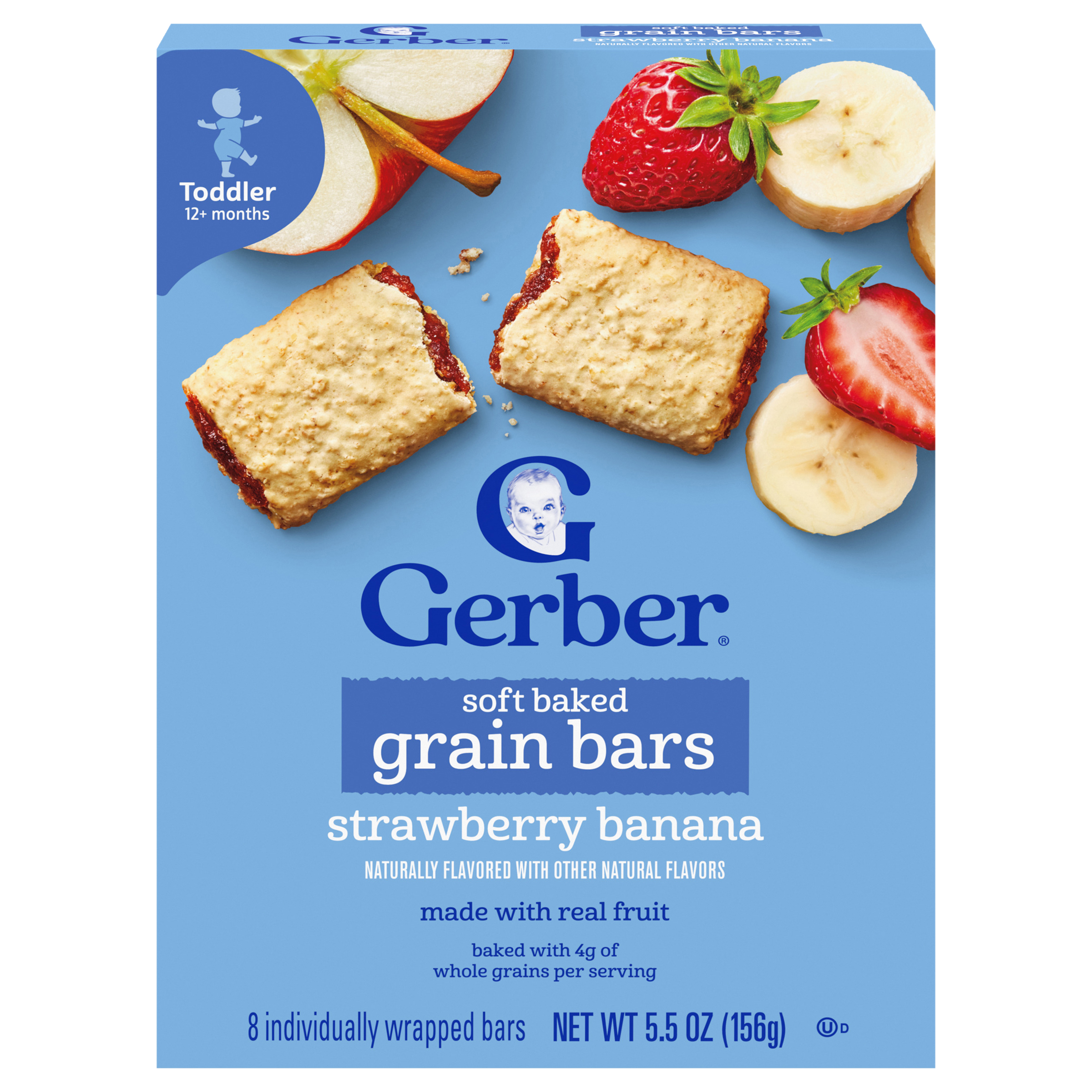 Strawberry Banana Soft Baked Grain Bars