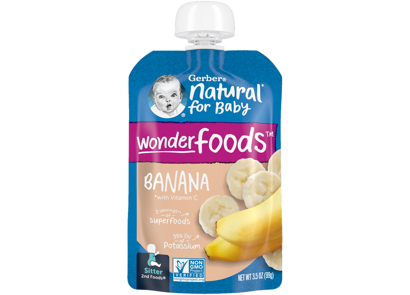 Gerber pouch deals food