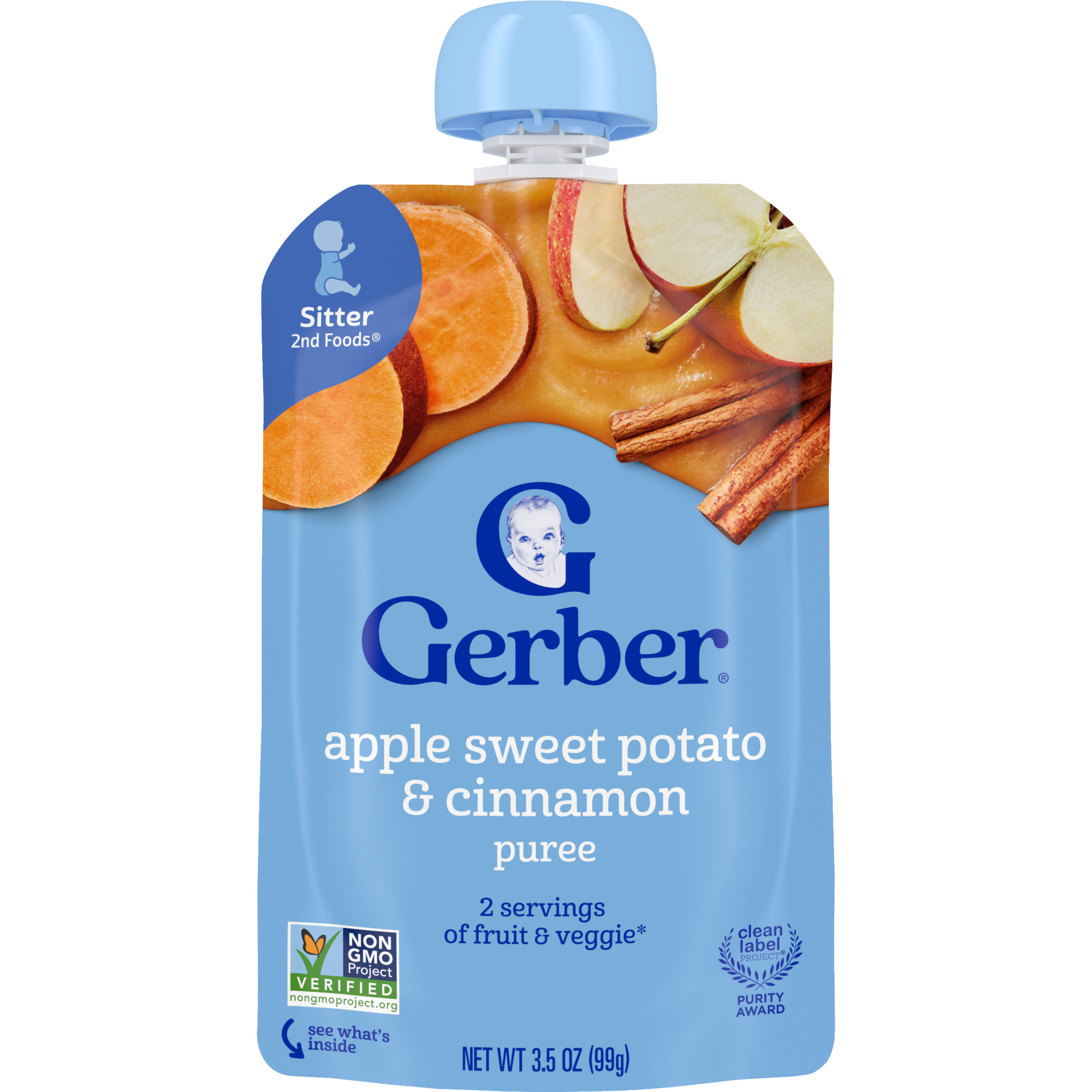 Gerber Apple Sweet Potato with Cinnamon Food