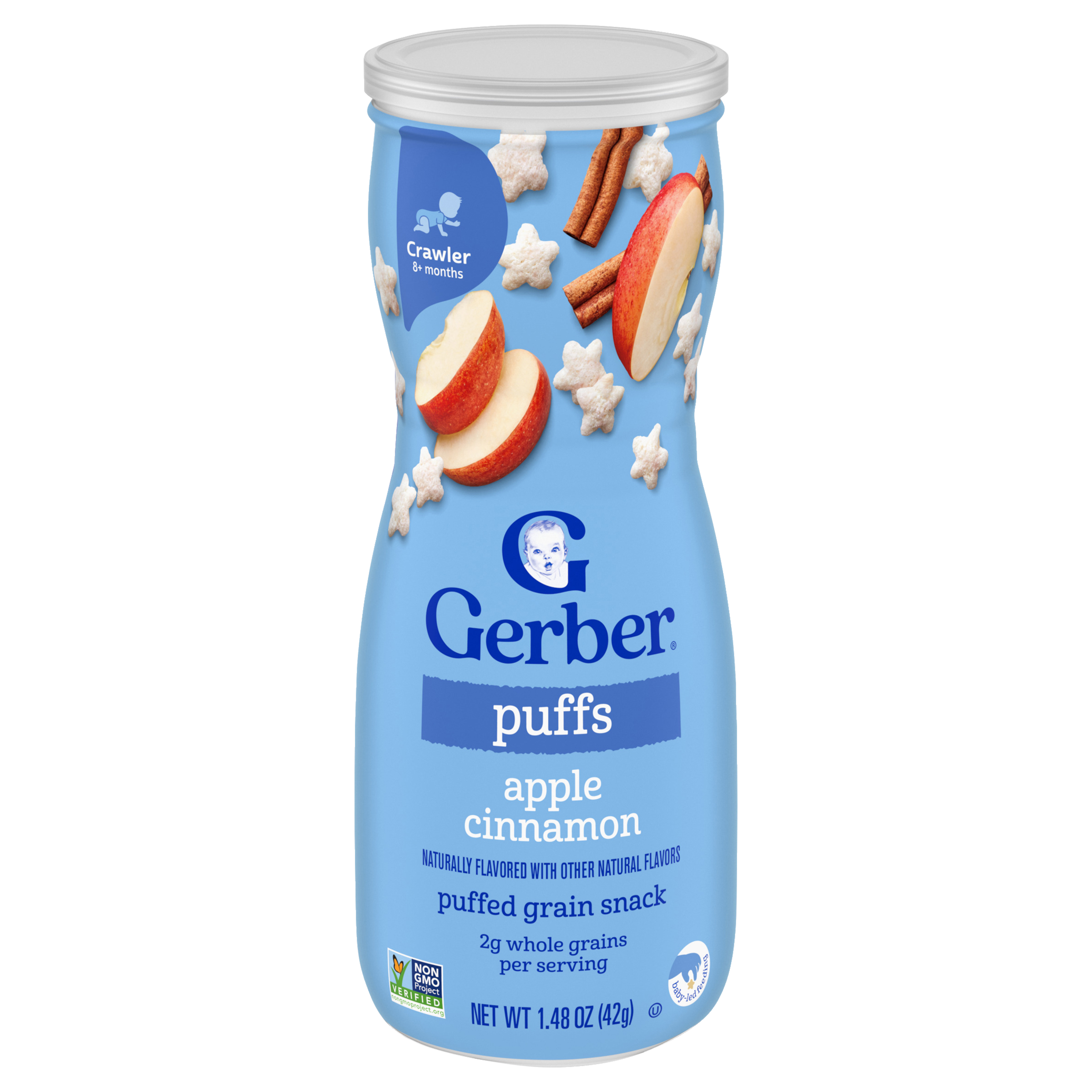 Apple Cinnamon Puffs Snacks for Baby Gerber - Main Image