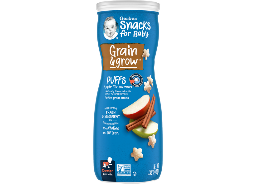 Gerber puffs target sales