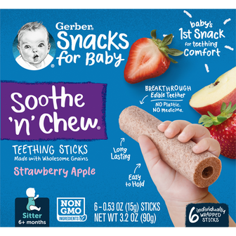 Gerber baby cookies deals teething