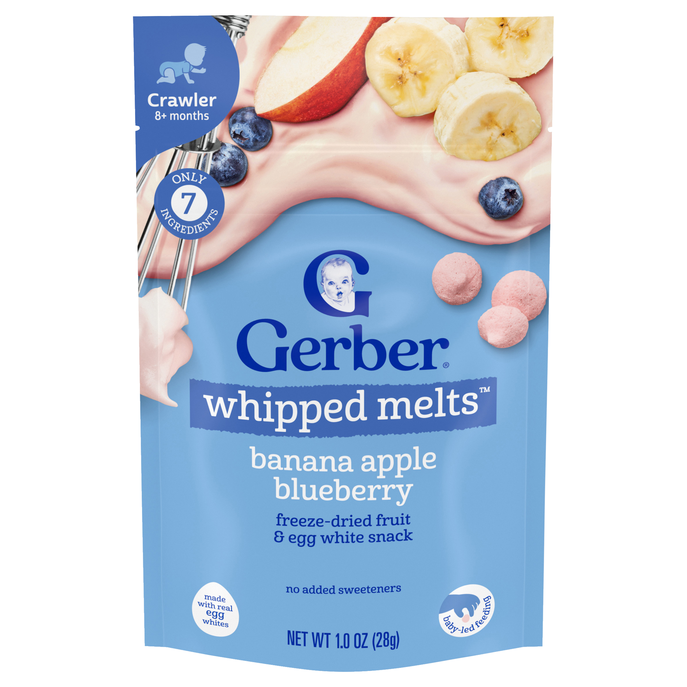 Banana Apple Blueberry Whipped Melts