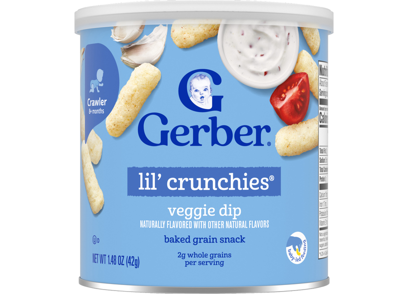 Gerber Lil Crunchies Veggie Dip Gerber