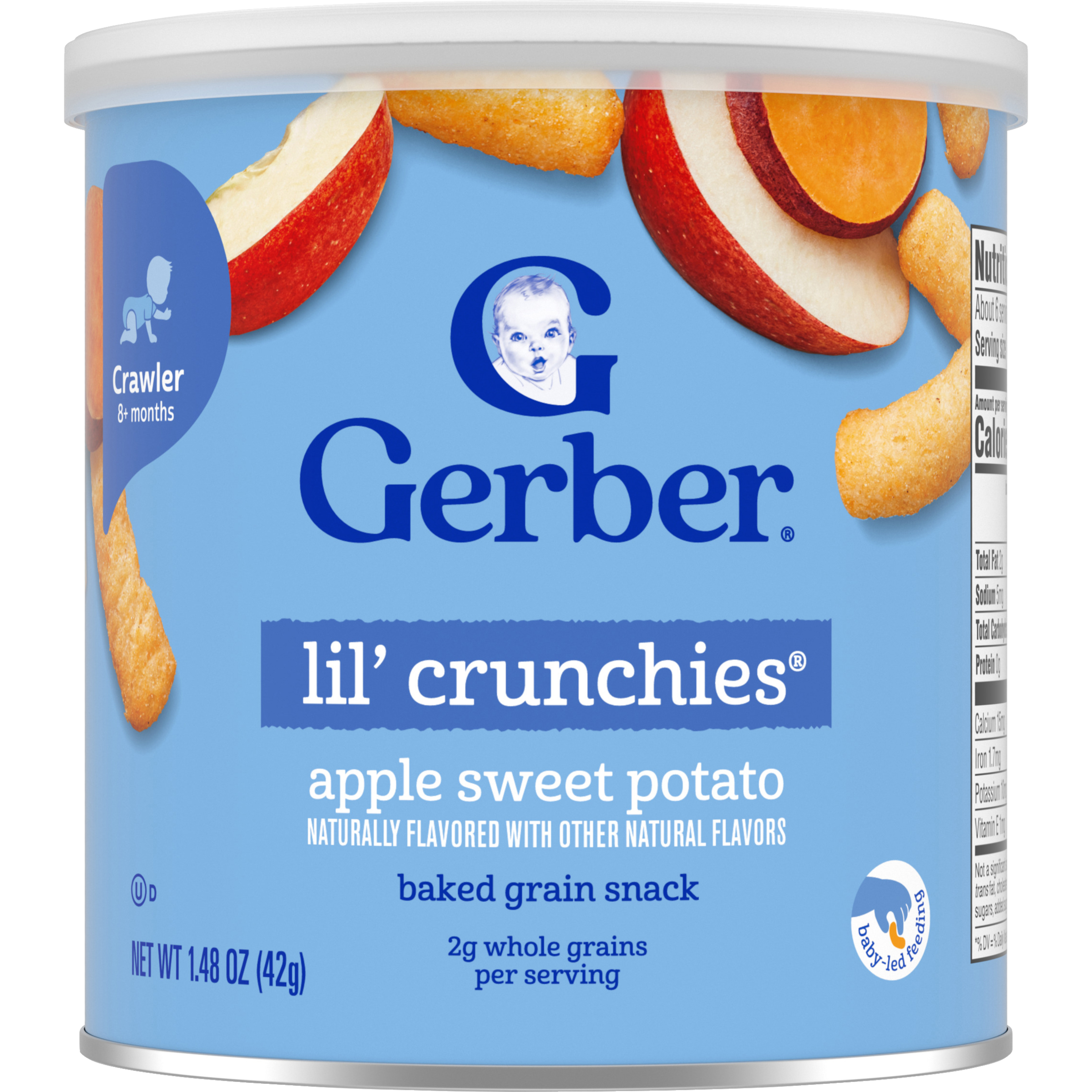 Lil Crunchies Apple Sweet Potato Snack Gerber