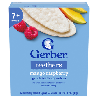 Mango Raspberry Teethers