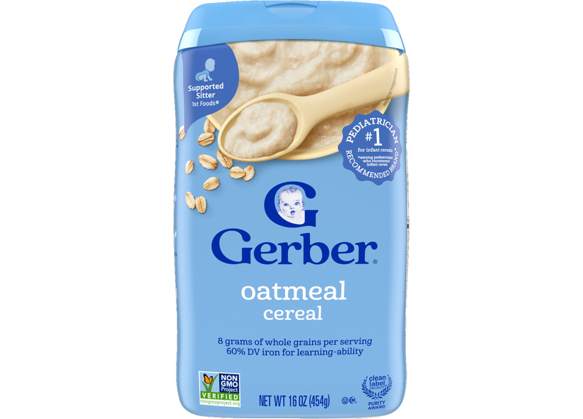 Oatmeal Single Grain Cereal for Babies 8oz Gerber Gerber