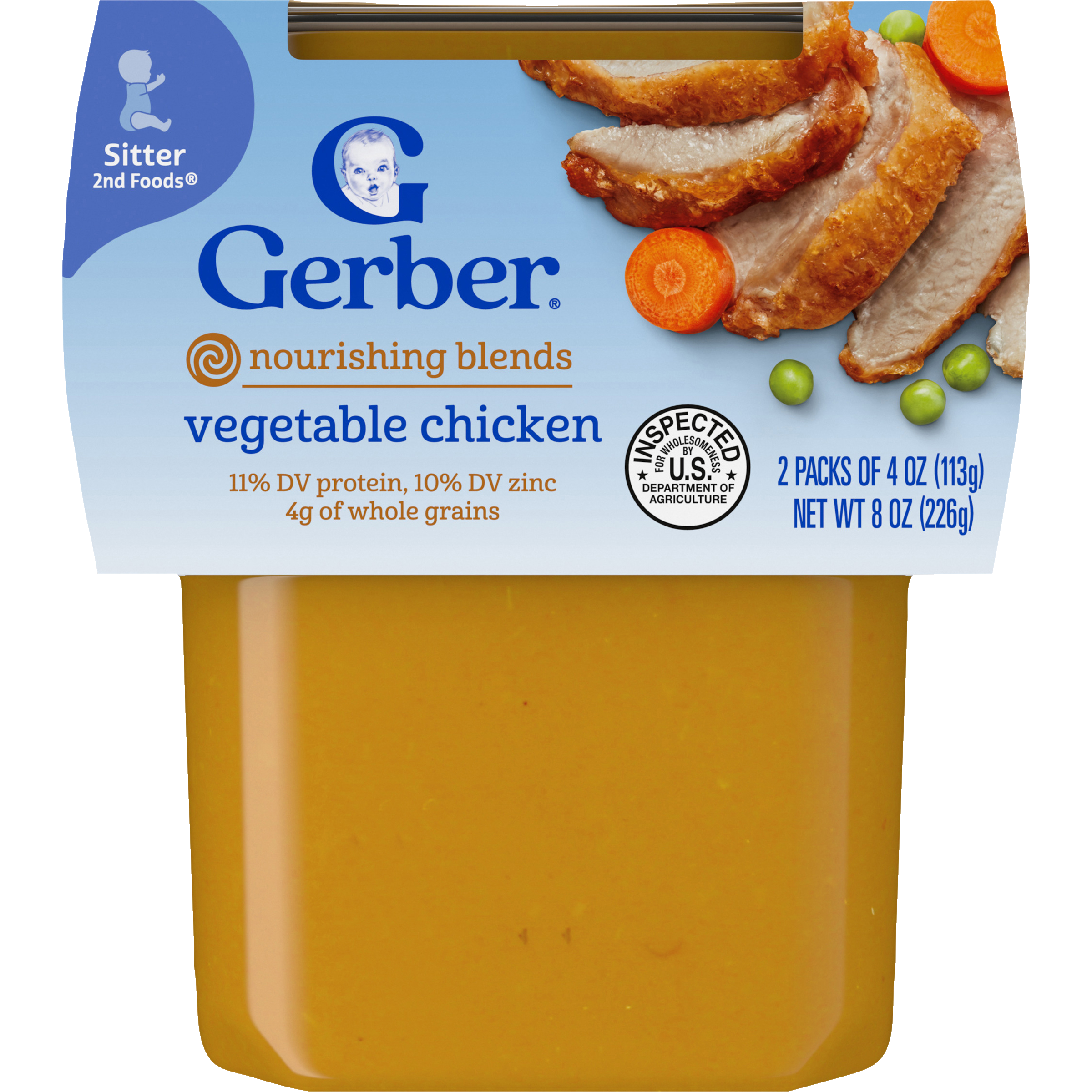 2nd Foods Vegetable Chicken Dinner Baby Food Gerber