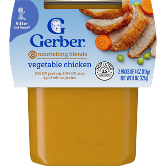 Gerber Nourishing Blends Vegetable Chicken