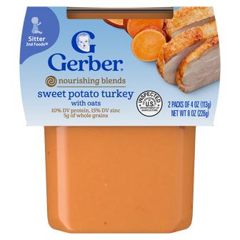 Gerber Nourishing Blends Sweet Potato Turkey with Oats