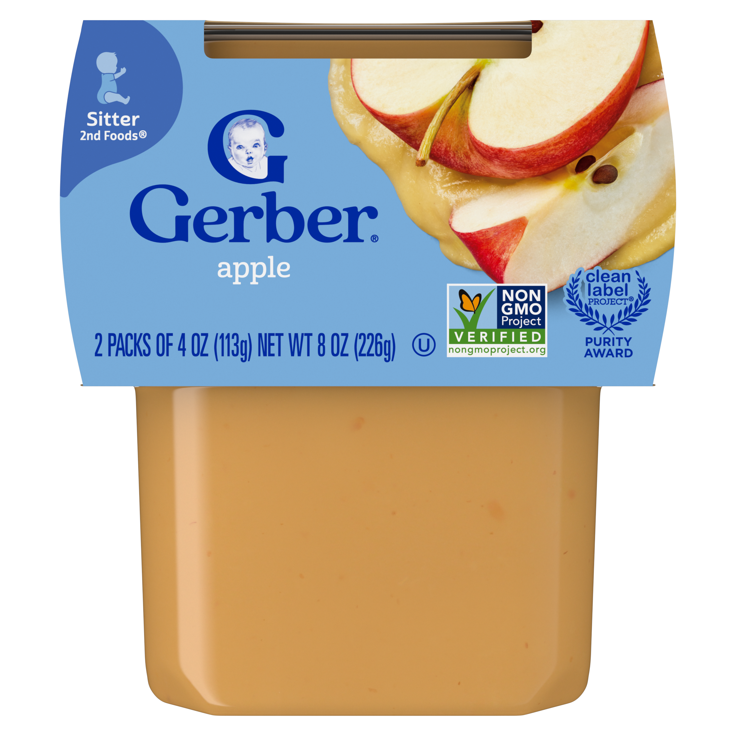 2nd Foods Apple Puree Baby Food Gerber