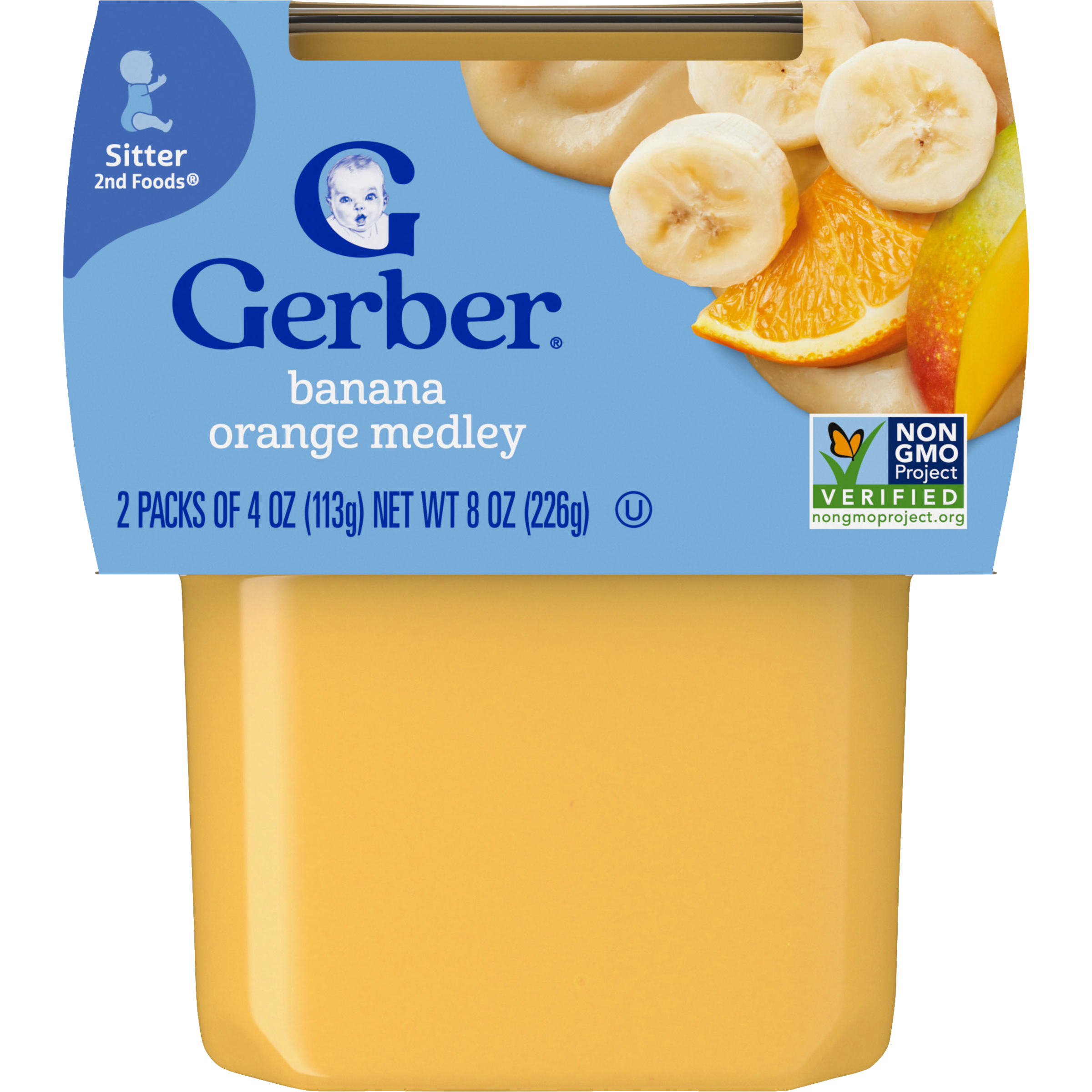 Banana Orange Medly Baby Second Food Tub Gerber