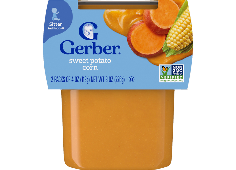 nd Foods Sweet Potato Corn Baby Food Gerber
