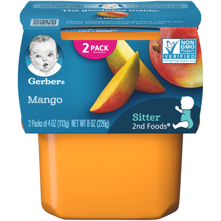 2nd Foods Mango Baby Food Gerber