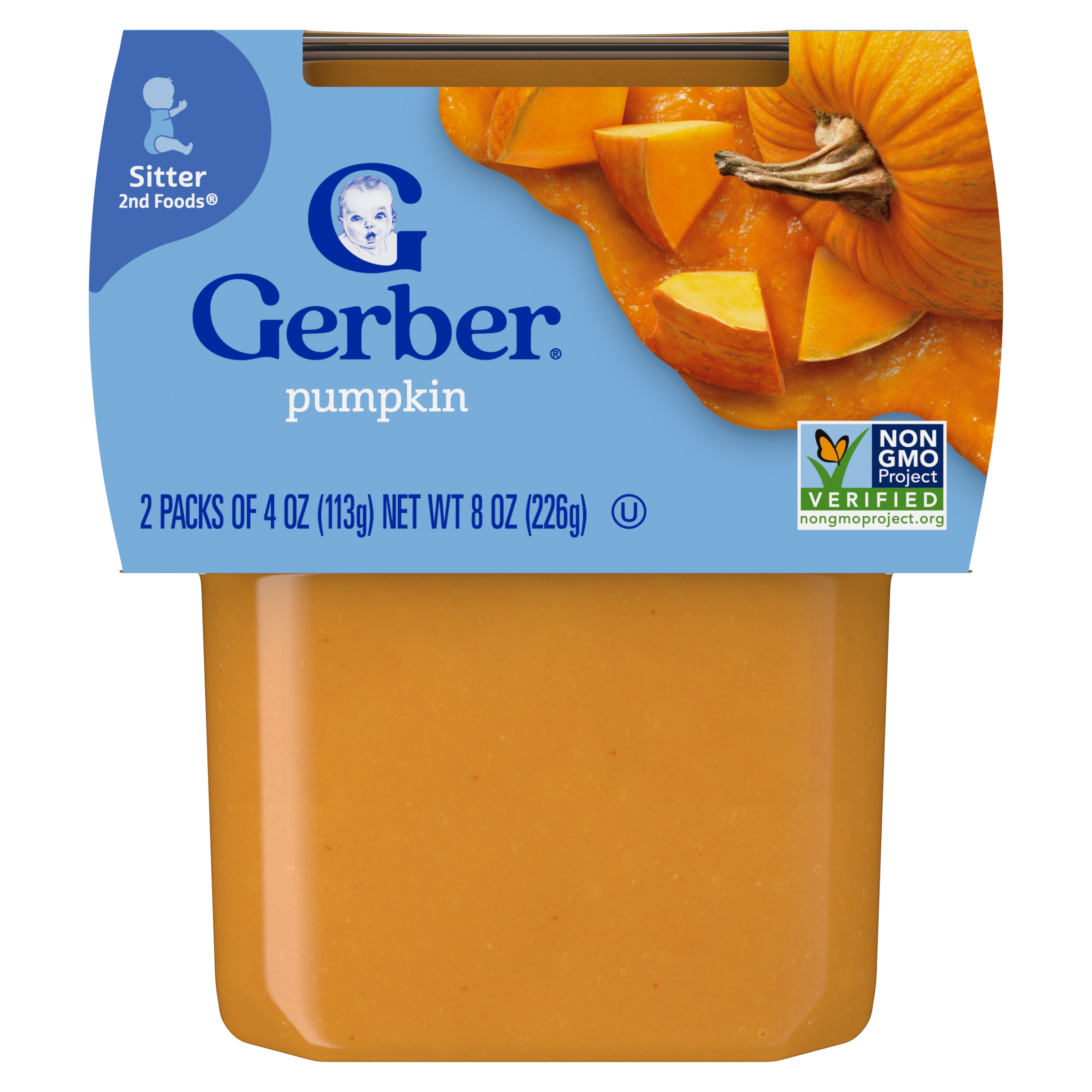 2nd Foods Natural Pumpkin Puree Gerber