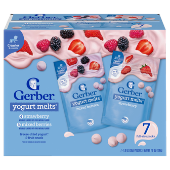 GERBER®Yogurt Melts Variety Pack