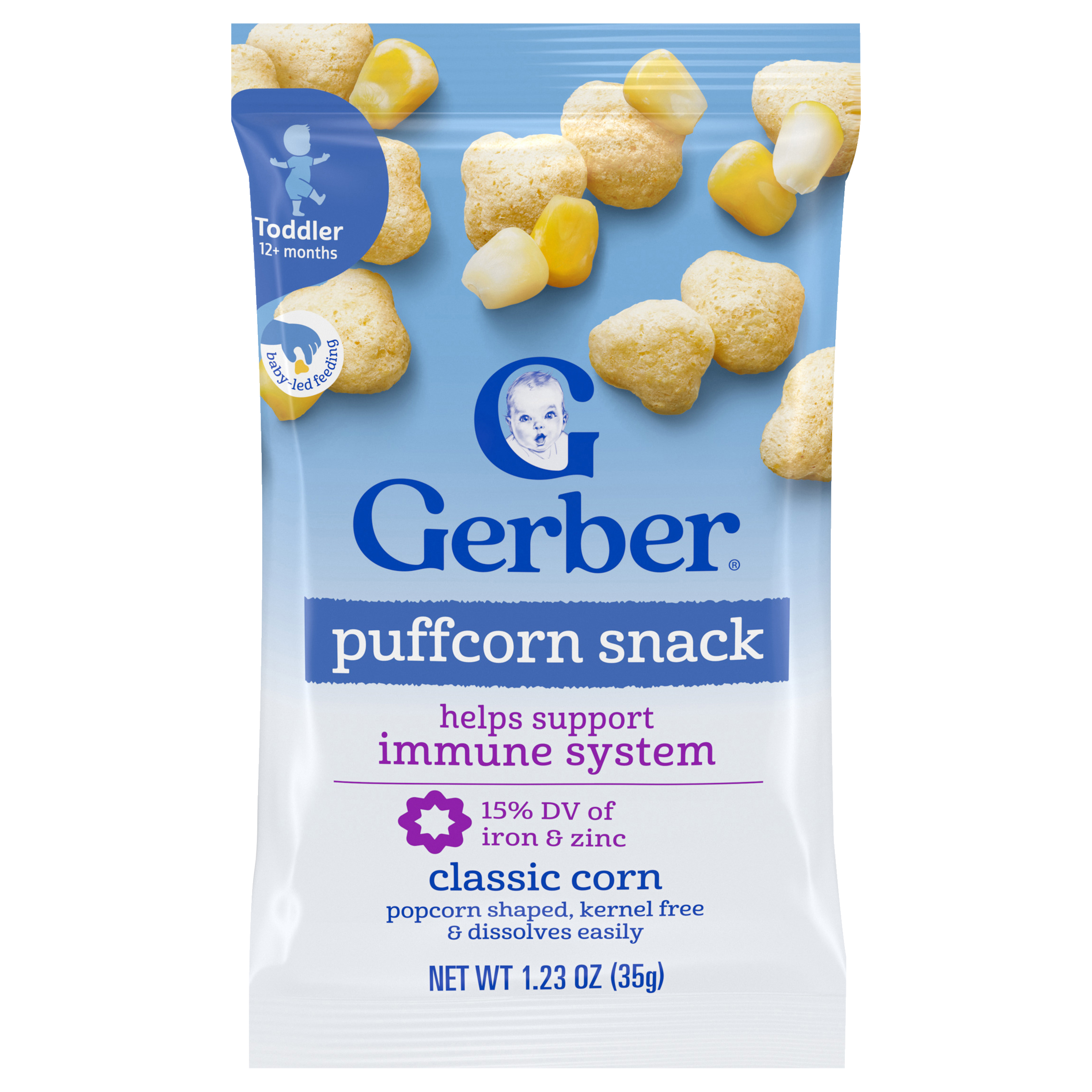 GERBER® Puffcorn Classic Corn