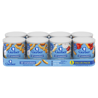 GERBER® Lil Crunchies Value Pack- 8pk