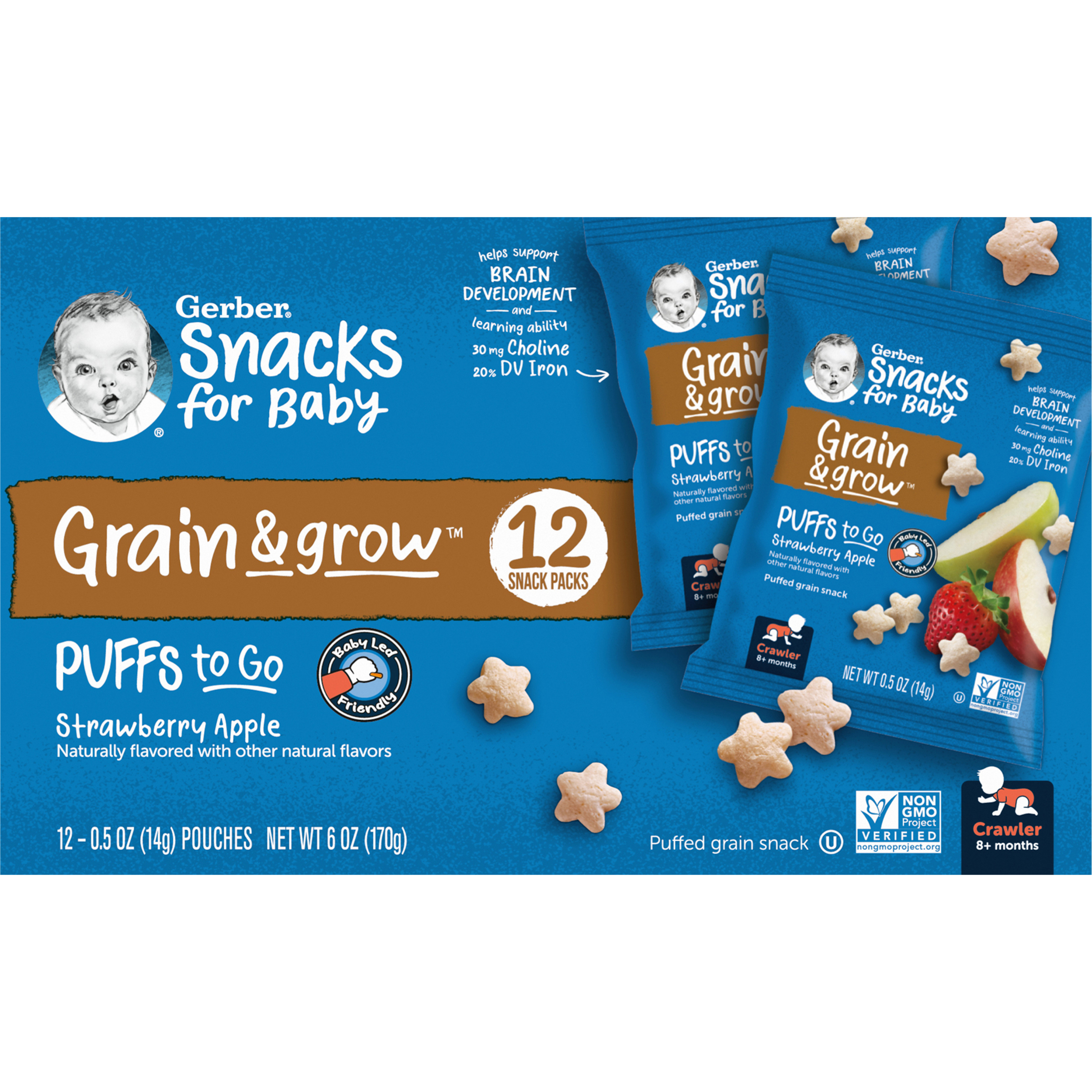 Strawberry Apple Puffs to Go