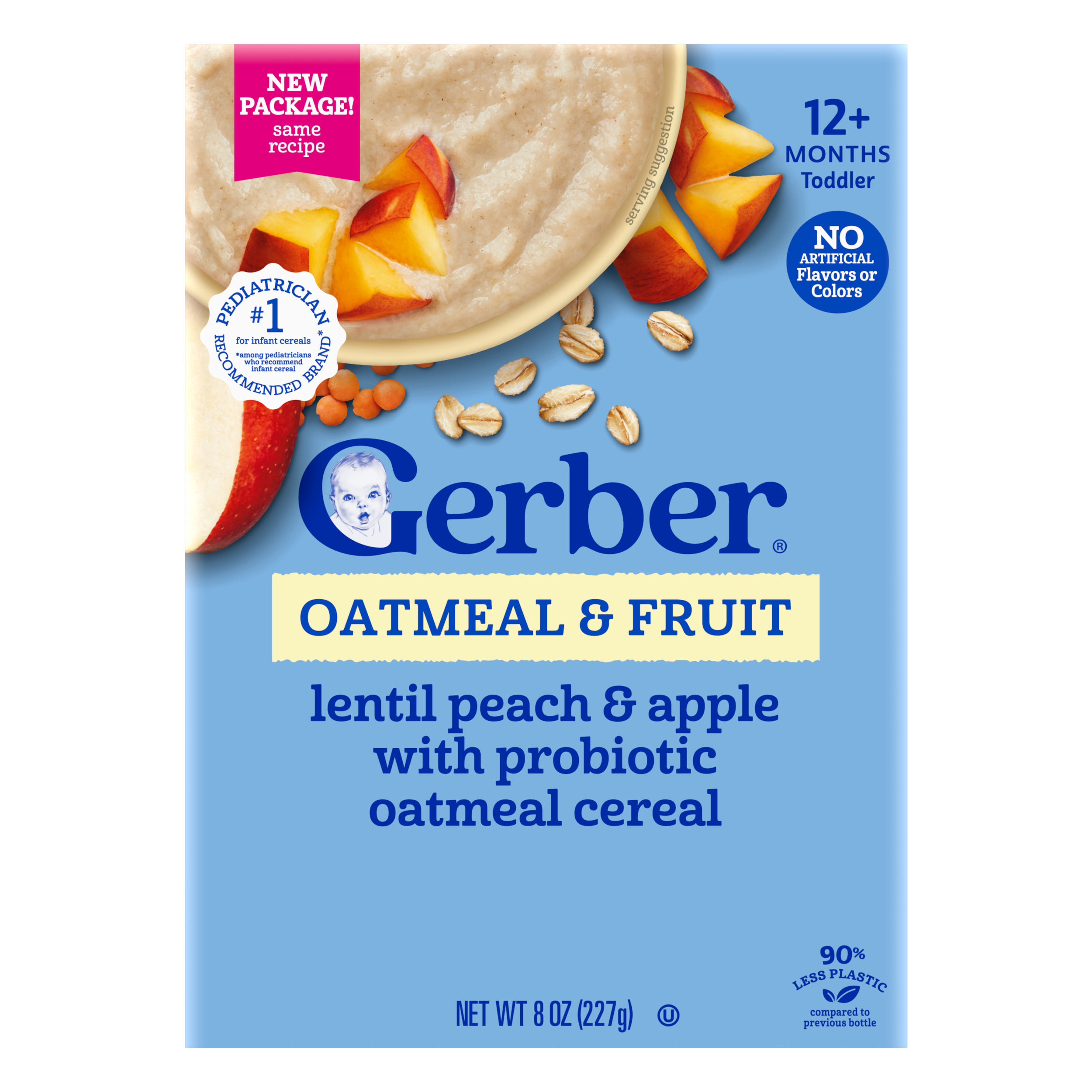 Powerblend™ Probiotic Cereal Oatmeal Lentil Peach & Apple