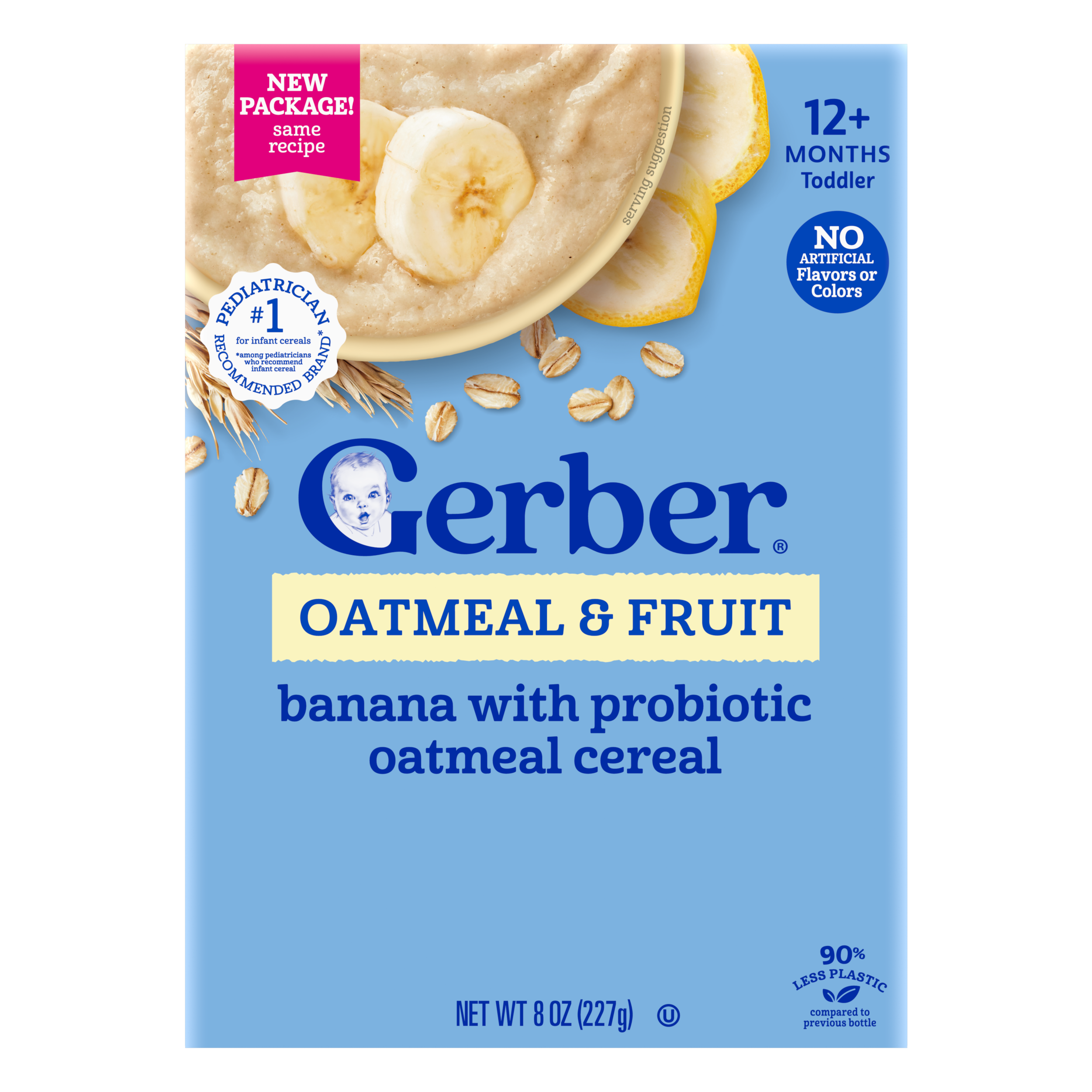 Oatmeal Banana Probiotic Cereal