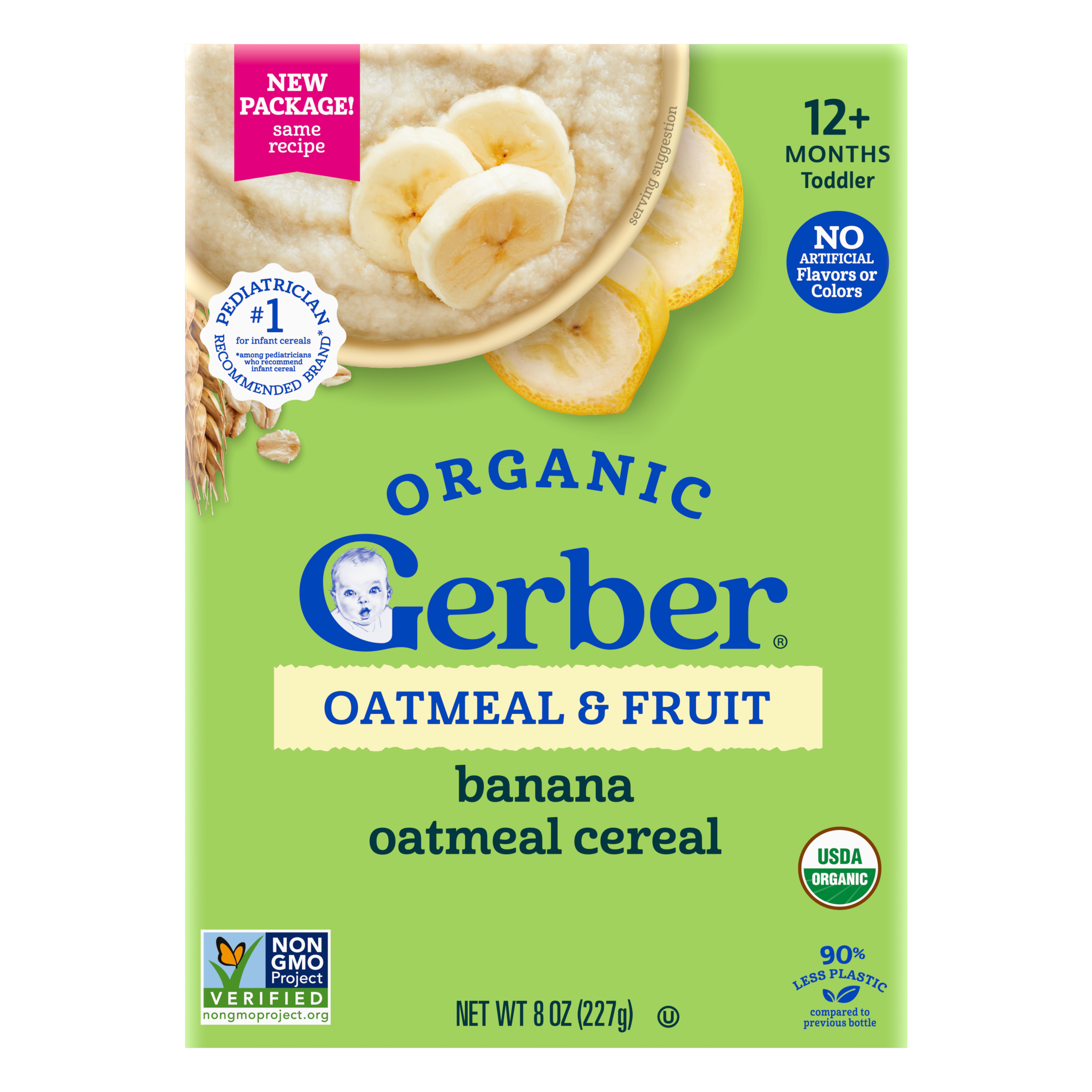 Organic Oatmeal Banana Cereal