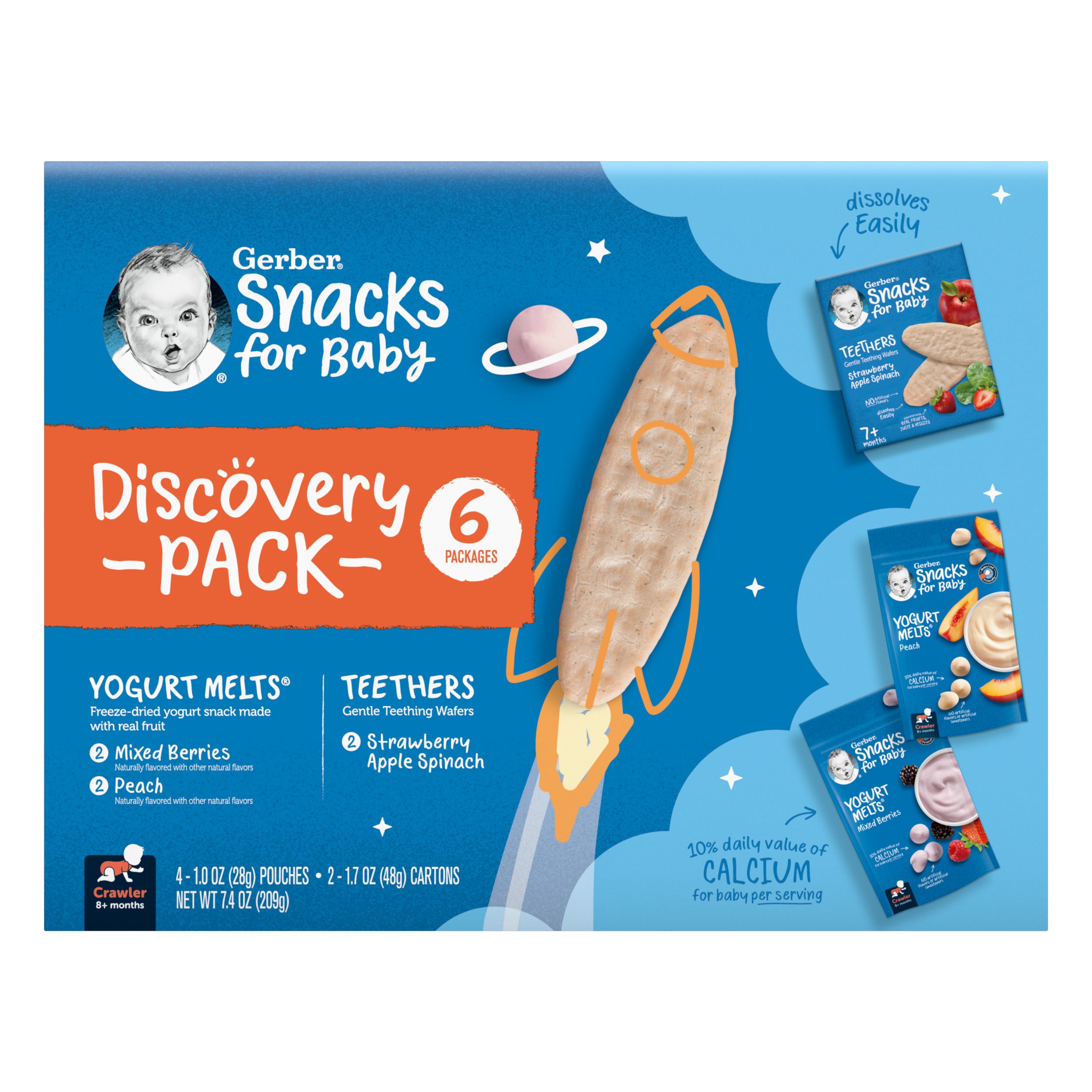 GERBER&reg; Teethers and Yogurt Melts Discovery Pack