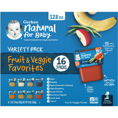 GERBER® 2nd FOODS® Fruit & Veggies Variety Pack  