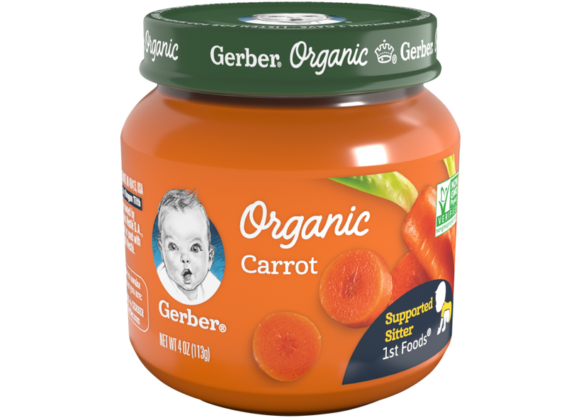Organic 1st Foods Carrot Baby Food Gerber Organic 1st Foods Carrot Baby Food Gerber
