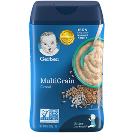Multigrain Cereal In 8oz Container Gerber Multigrain Cereal In 8oz Container Gerber