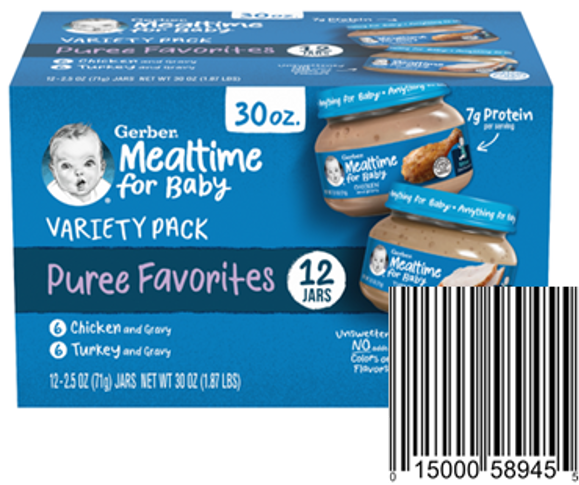 GERBER® 2nd FOODS® Puree Favorites Value Pack