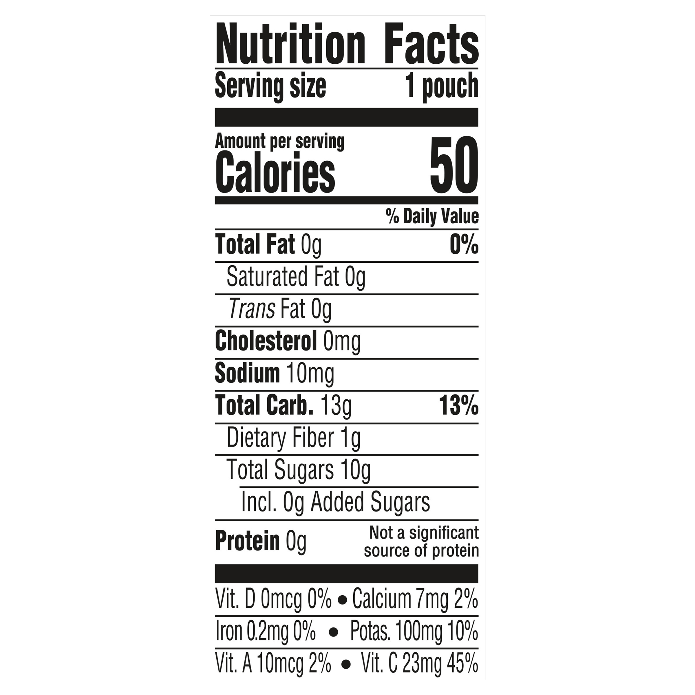 Gerber Apple Blueberry Spinach Nutrition Facts